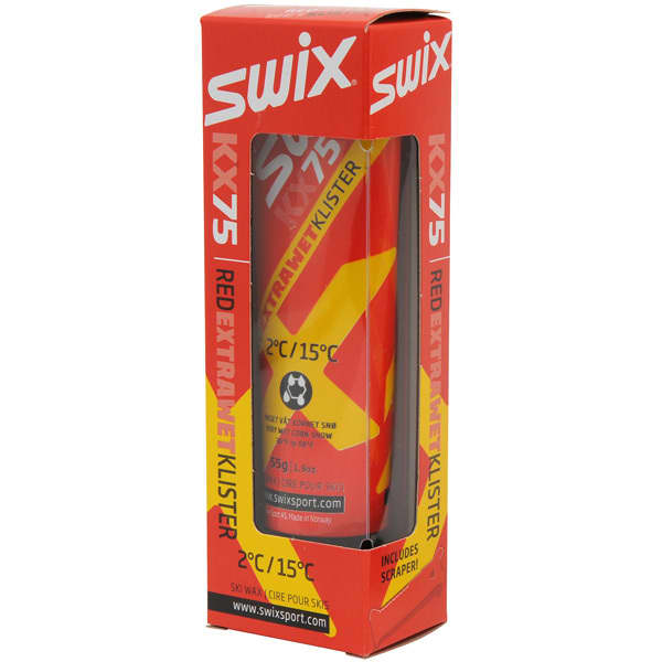 Fart de retenue SWIX RED EXTRA WET KLISTER KX75