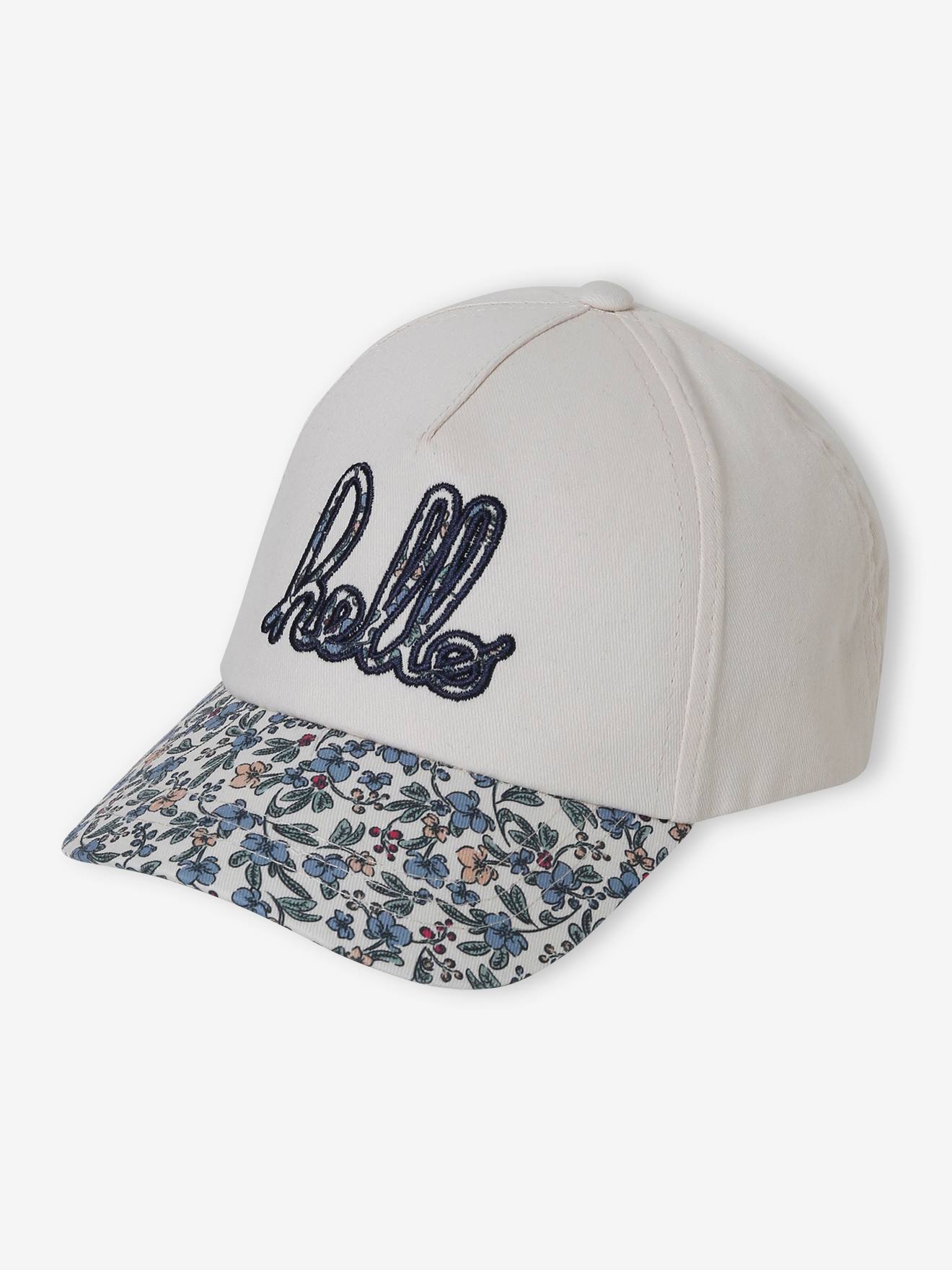 Boné infantil feminino com estampa 