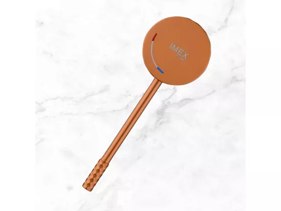 Robinet Mitigeur de Lavabo anti-calcaire Bec Bas Or Rose Cuivré IMEX GENOVA BDG053-1ORC