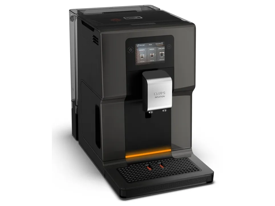 [OUTLET] - Krups Intuition Preference EA872B10 - Automatisk kaffemaskine med mælkeskummer - 15 bar - antracit