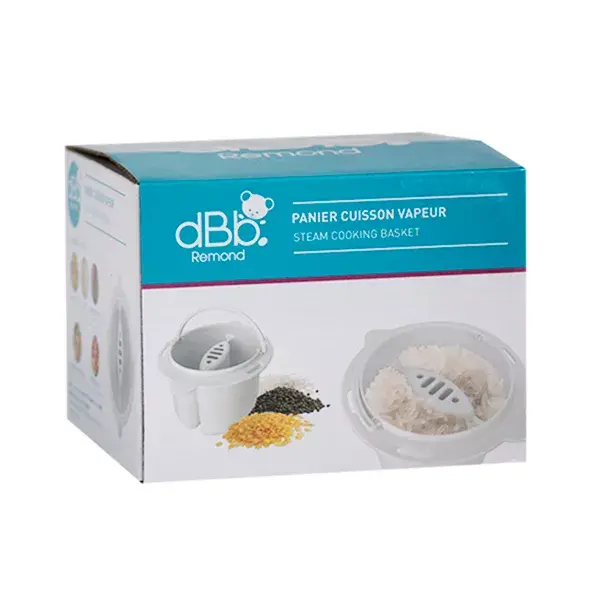 Cesto para cozimento a vapor dBb Remond com 2 compartimentos