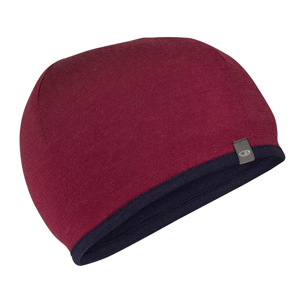 Icebreaker POCKET - Bonnet cherry/mid navy