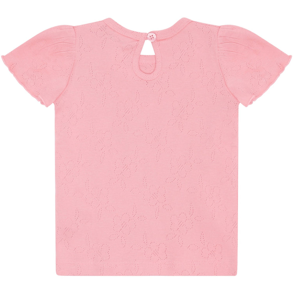 Køb Hust & Claire Shell T-Shirt Alma Basic Pointelle