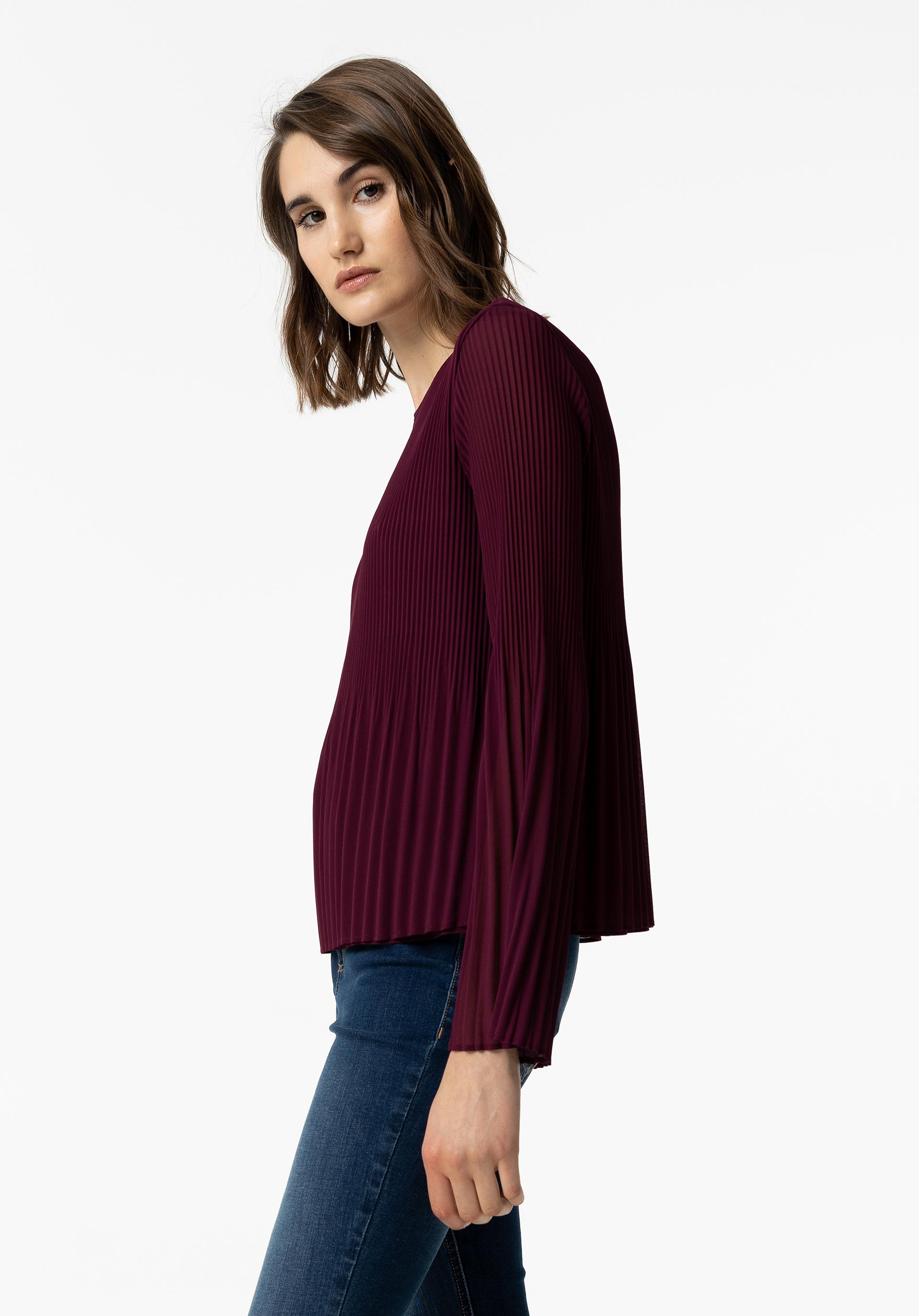 Blusa Plissada