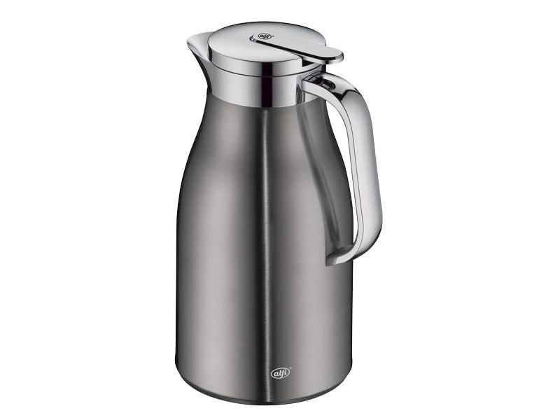 Alfi Thermoskanne Skyline 1000 ml, Grau Karaffe aus Edelstahl
