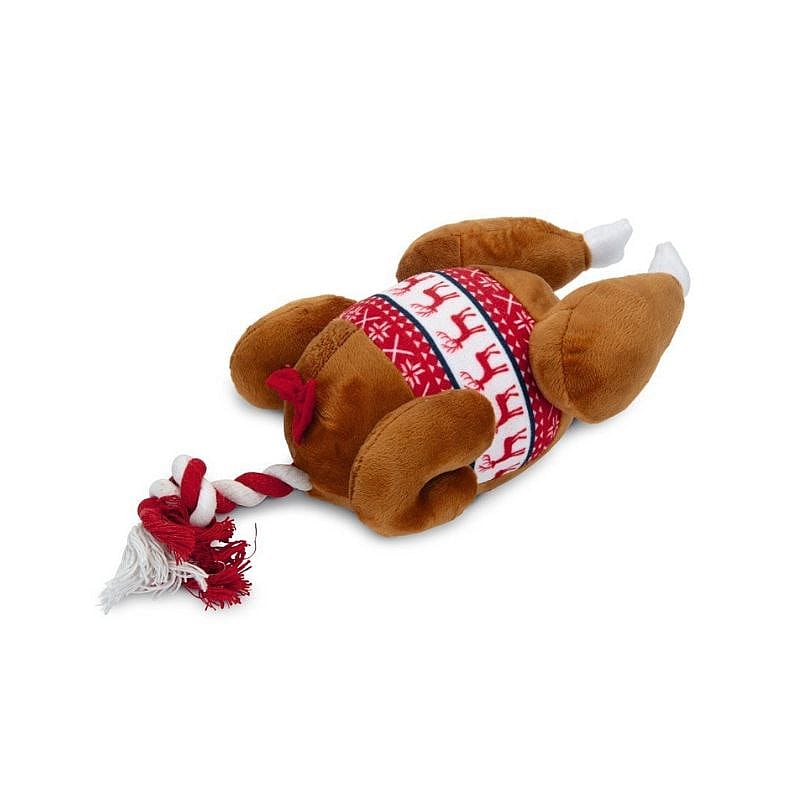 Beeztees Kerstkalkoen Pluche Hond | 15163