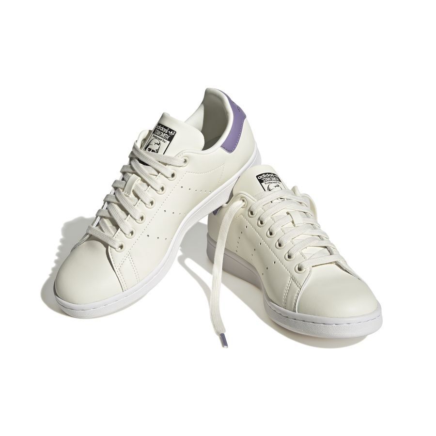 adidas Originals Chaussures Stan Smith - Blanc/Violet/Noir Femme
