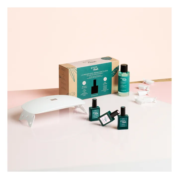 Manucurist Coffret routine semi-permanent Green Flash - 15 ml | Hortencia