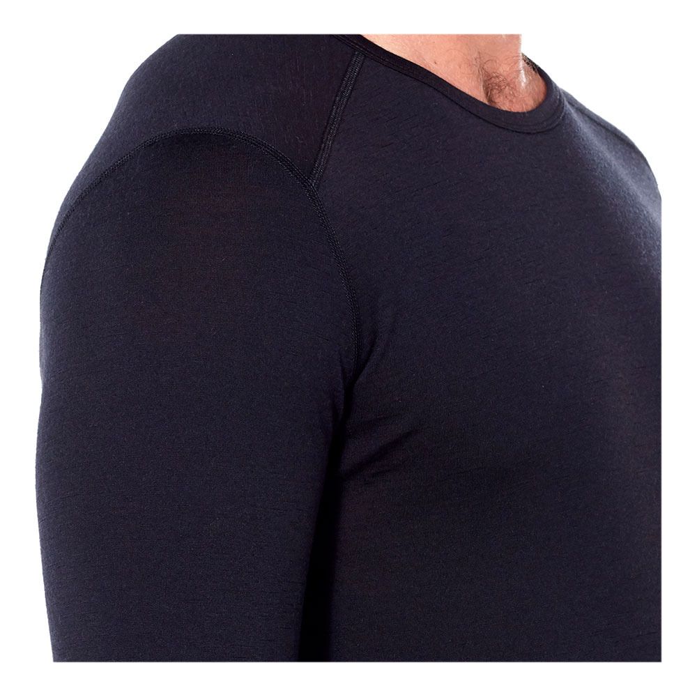 Icebreaker 200 OASIS MERINO - Sous-couche Homme black
