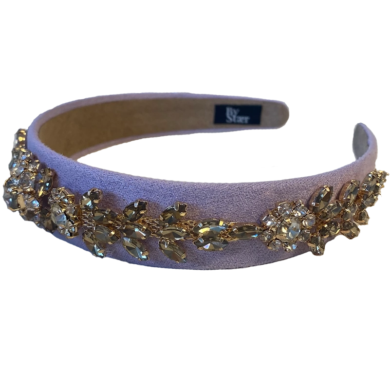By Stær VITA Hairband - Purple With Stone