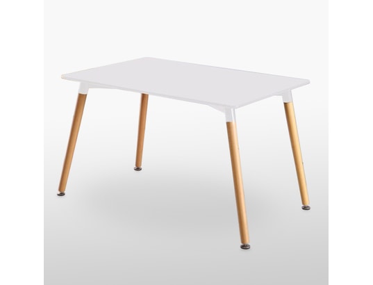 LIFE INTERIORS - Ensemble table et chaises Ensemble salle à manger moderne lorenzo - table blanche + ...