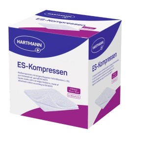 HARTMANN ES-Faltkompressen + Longuetten Typ17 steril 8-fach 10x10cm, 50 Stück