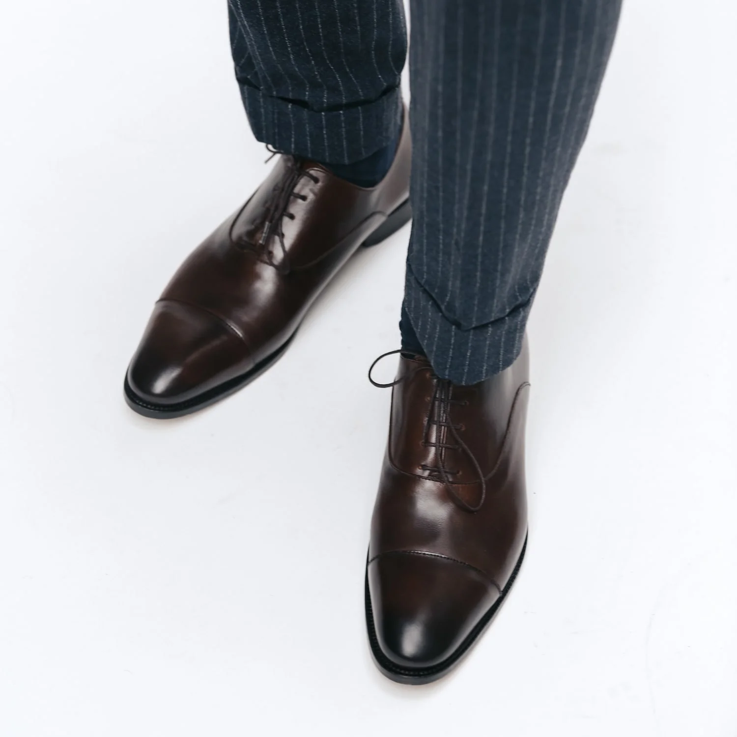 Parker-Richelieu en cuir brown