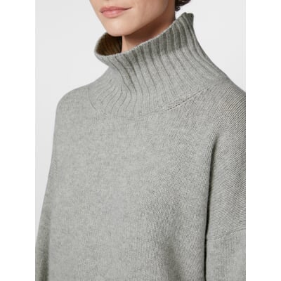Damenpullover Oversized, Graumelange