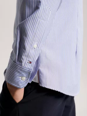 Camisa listrada de corte slim