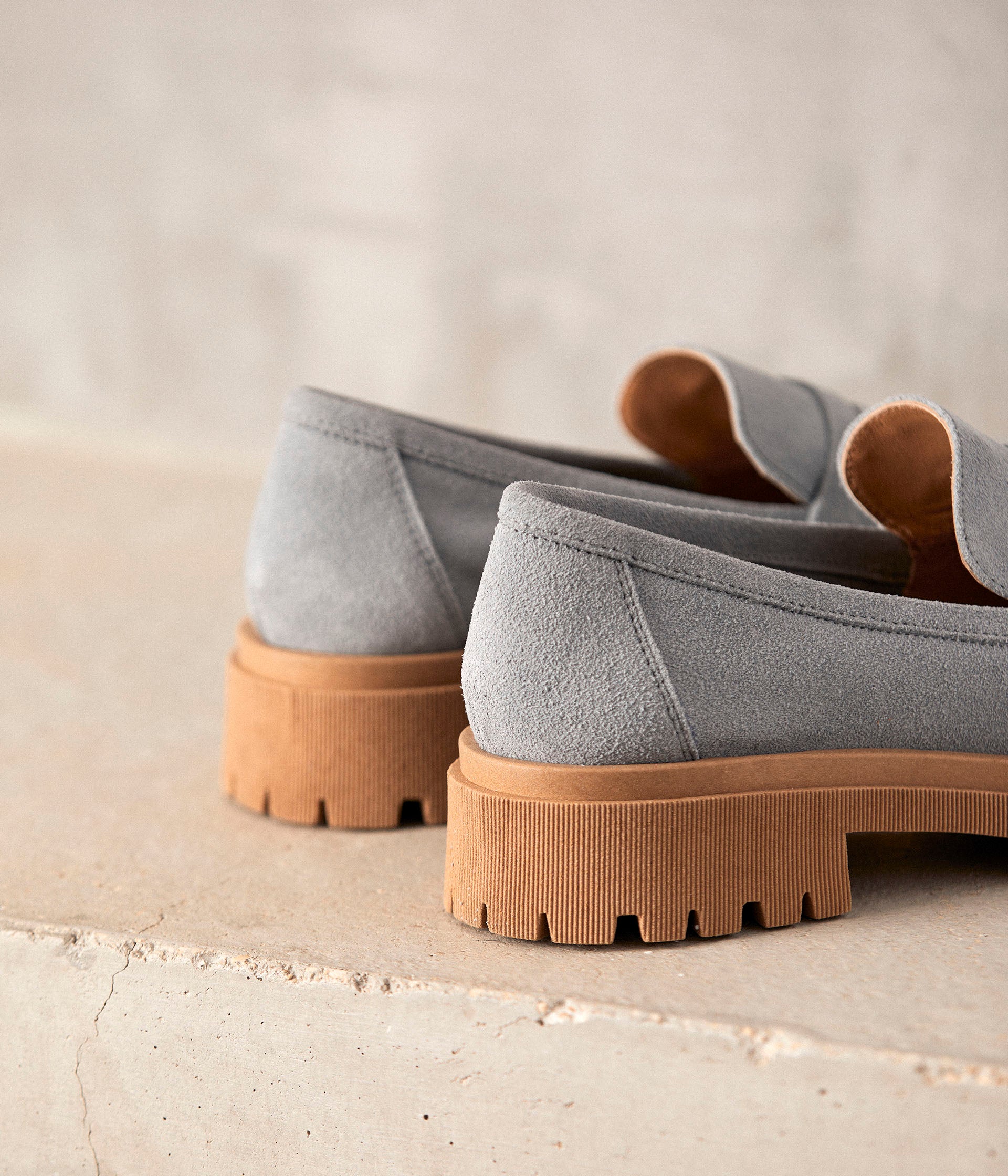 Mocassins cuir velours Pharell
