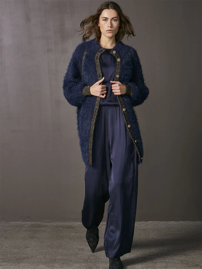 NÜ Denmark Vipse Cardigan knit Classic navy