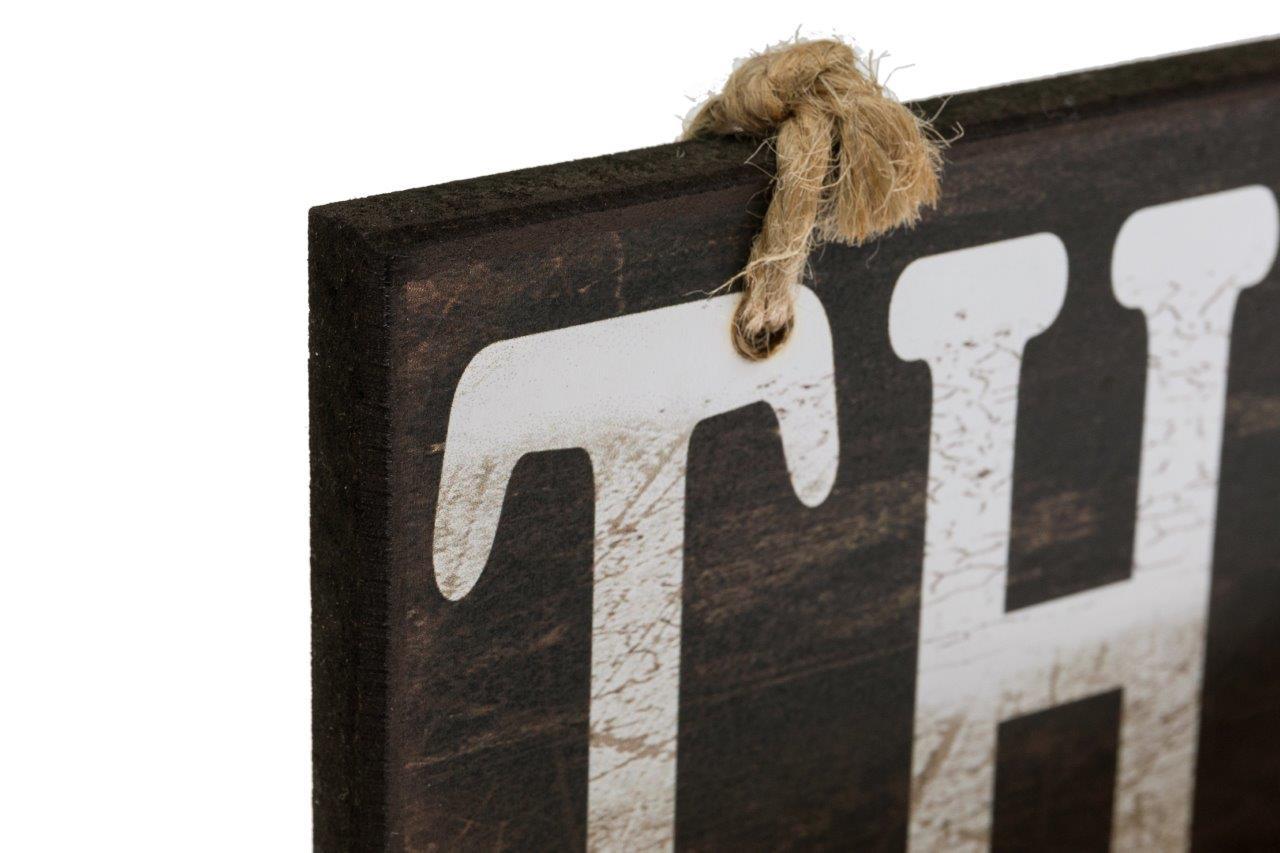 Holzschild - Theatre -40x10 cm