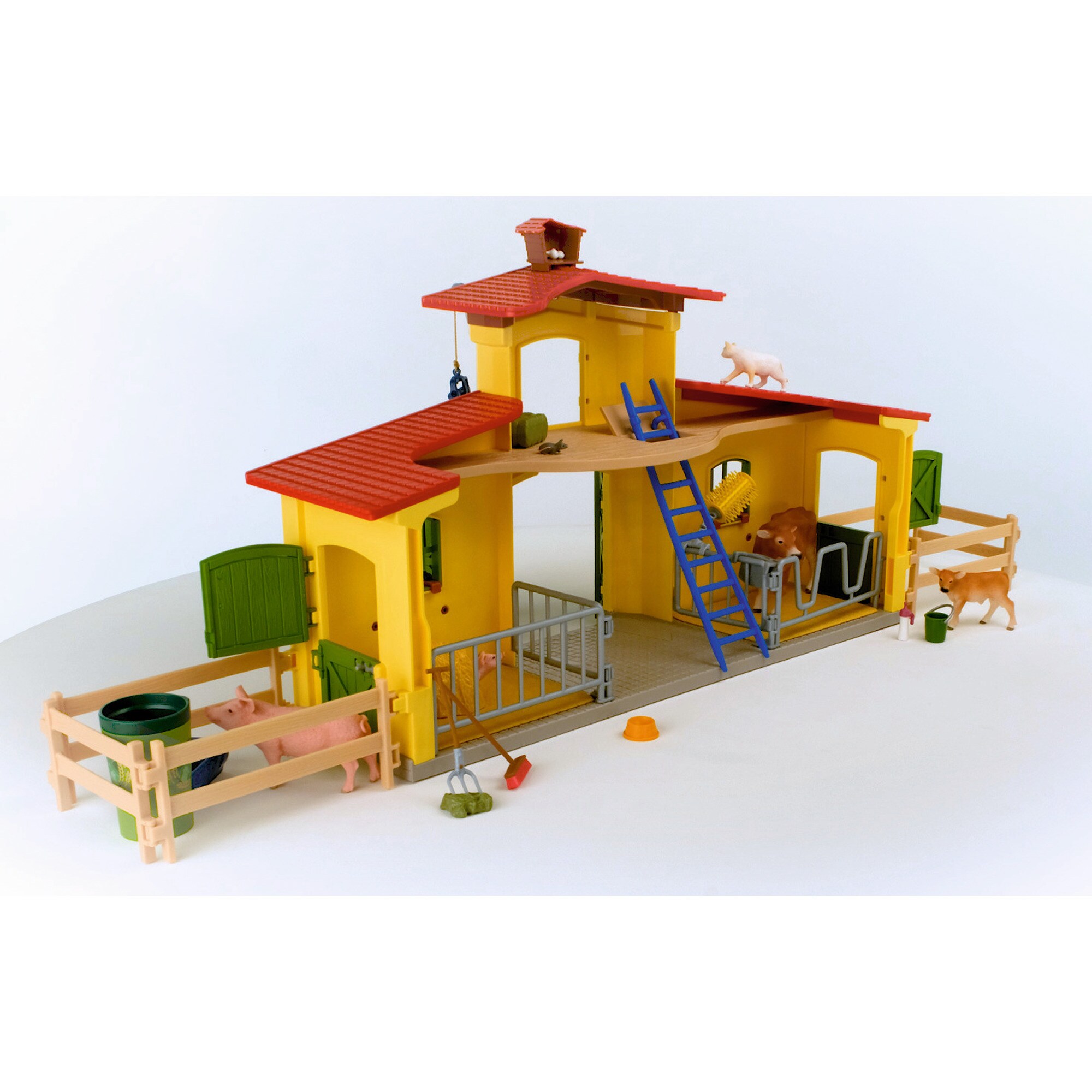 Schleich Spielfigur Farm World Großer Stall