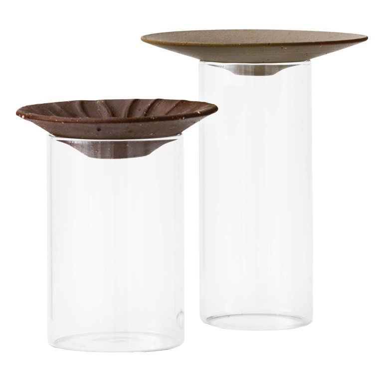 Audo Copenhagen Cresco Propagation vaas set van 2 transparant