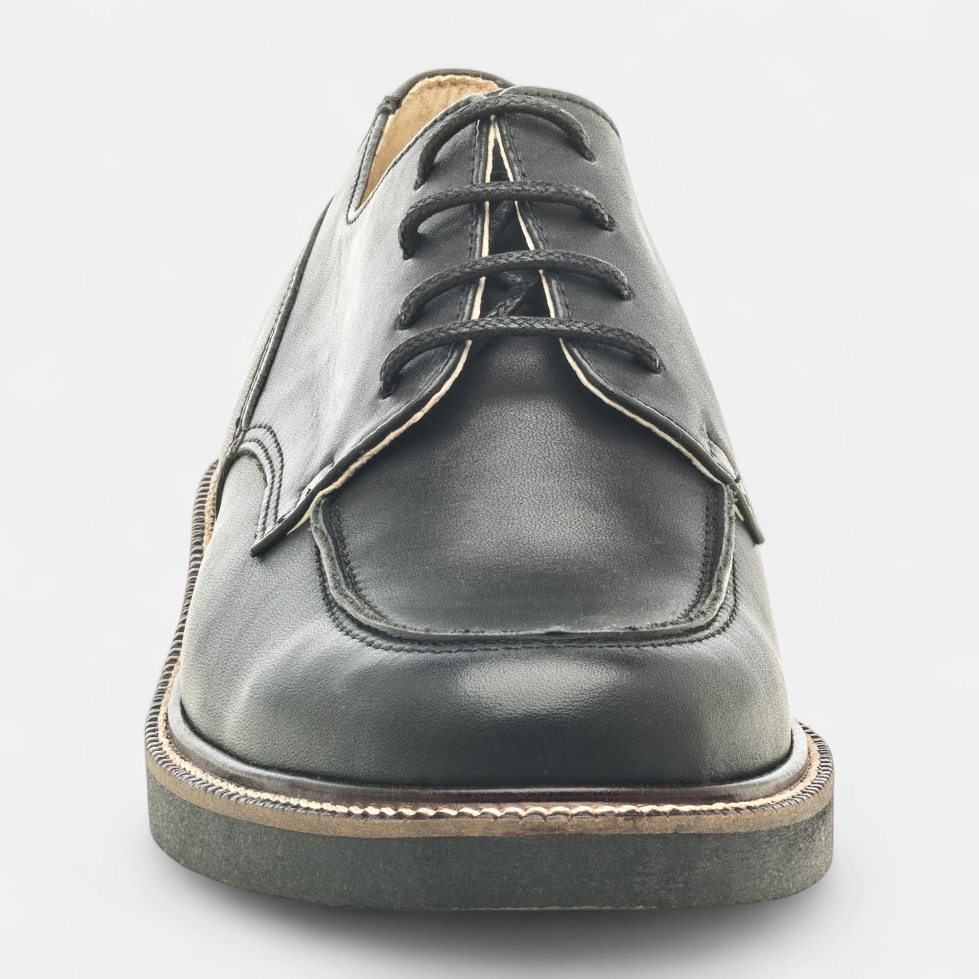 Derbies Femme en cuir noir