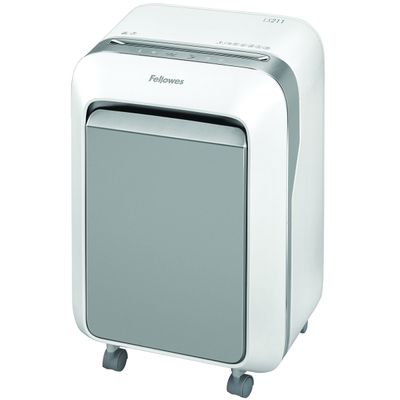 Fellowes Powershred LX211 - destructeur de documents coupe croisée microparticules - 15 feuilles - Corbeille 23 litres - blanc