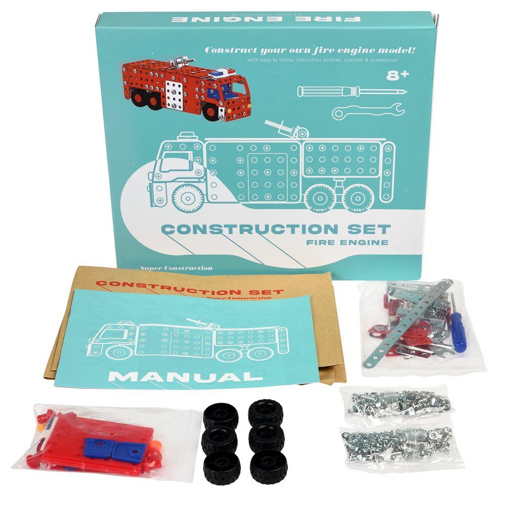 Jeu de construction camion de pompier Rex London