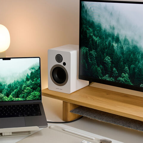 Argon Audio STUDIE 3 – ultracompacte actieve pc-luidsprekers Zwart