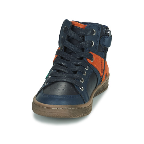 Kickers - LOWELL - Marine / Orange