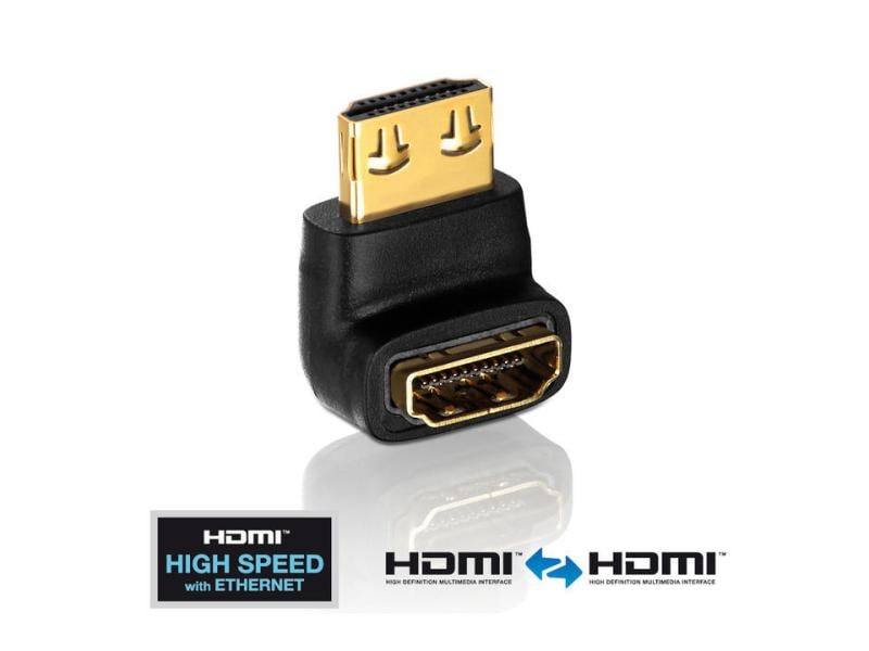 PureLink Adapter 270° HDMI - HDMI 4K High Speed HDMI Winkeladapter 270° mit Ethernet Kanal