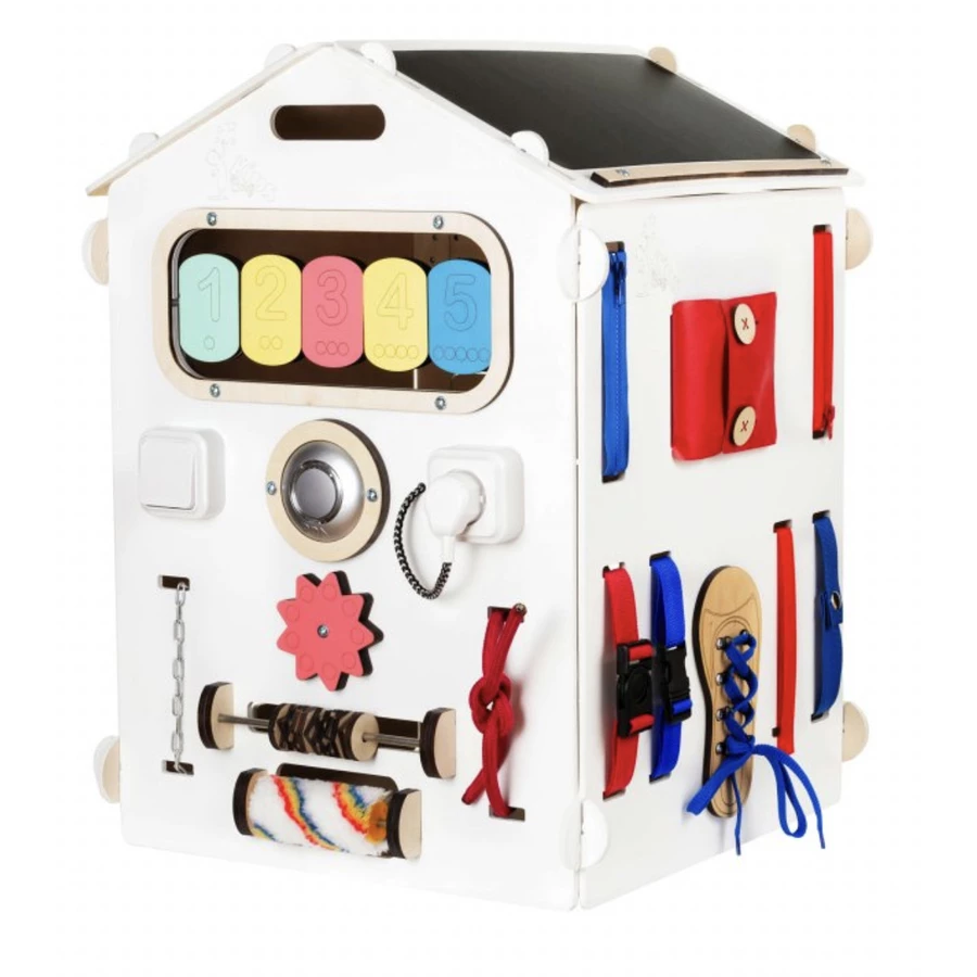 Montessori® BusyKids House - Weiss Montessori® by Busy Kids mehrfarbig