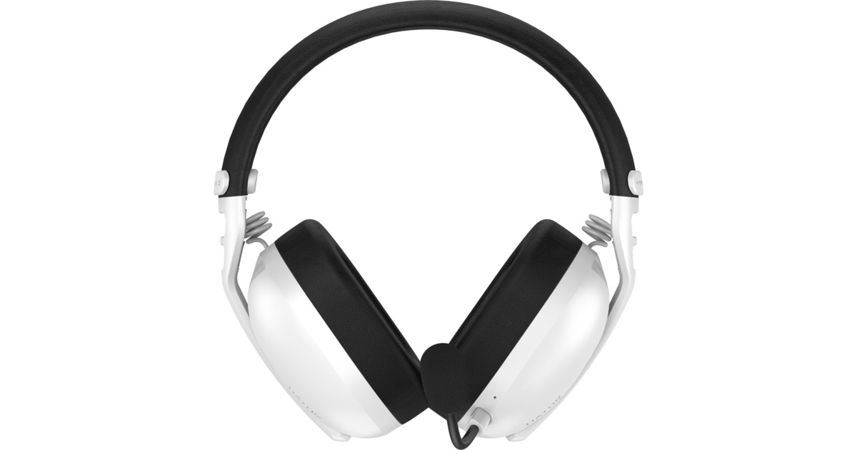 HatorHyperpunk 3 Wireless over-ear gaming headset  (Wit, 2.4GHz / Bluetooth 5.4 / USB-C)