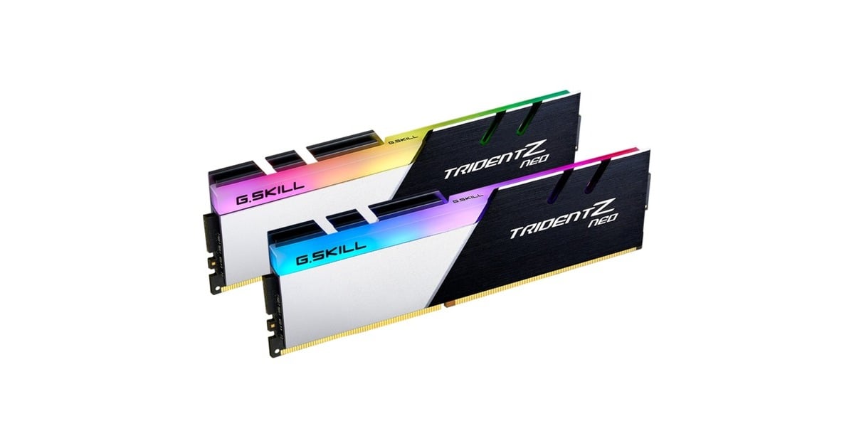G.Skill32 GB DDR4-3600 Kit werkgeheugen  (Zwart/zilver, F4-3600C16D-32GTZNC, Trident Z Neo)