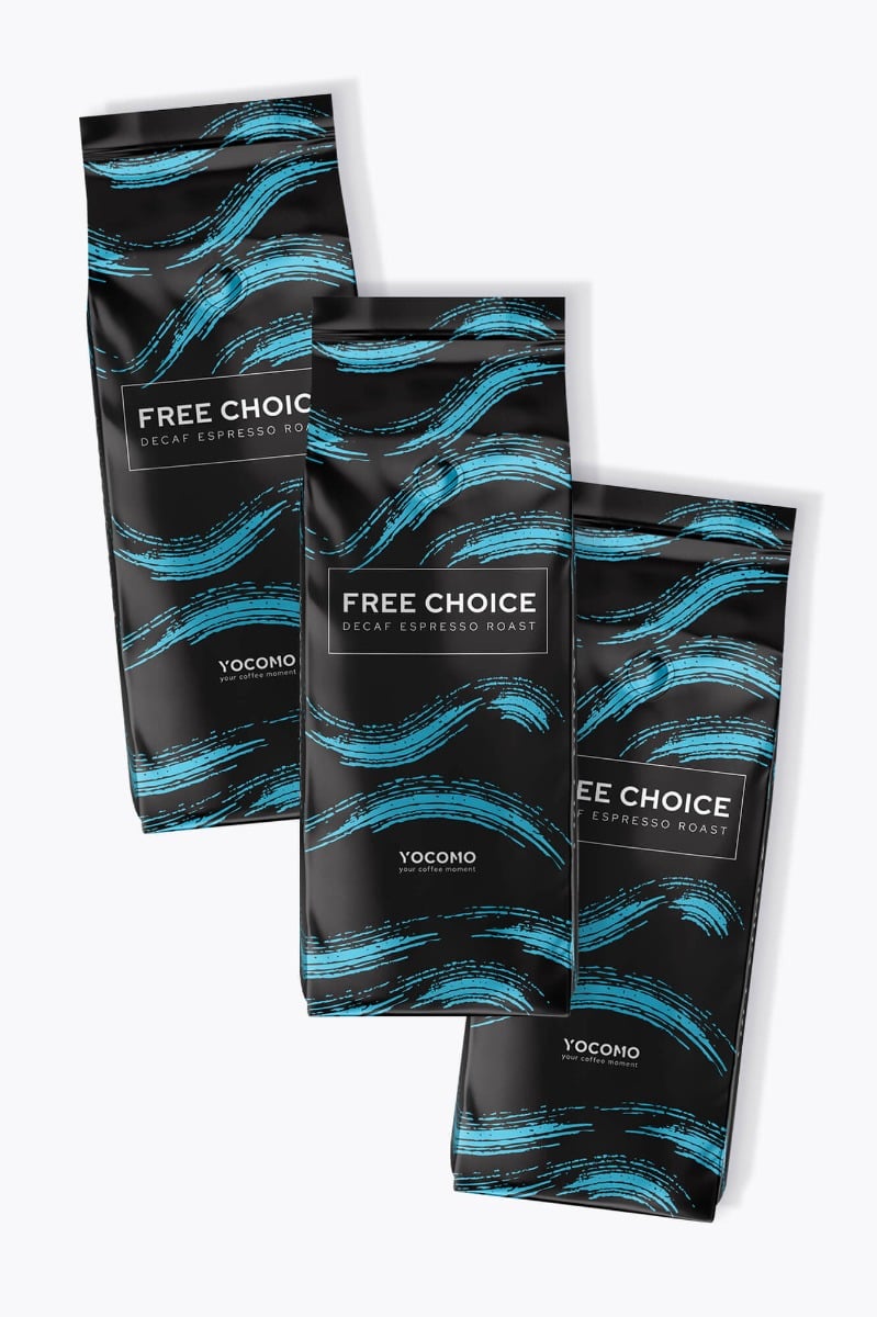 YOCOMO Free Choice Decaf Espresso Roast Vorteilspaket 3kg