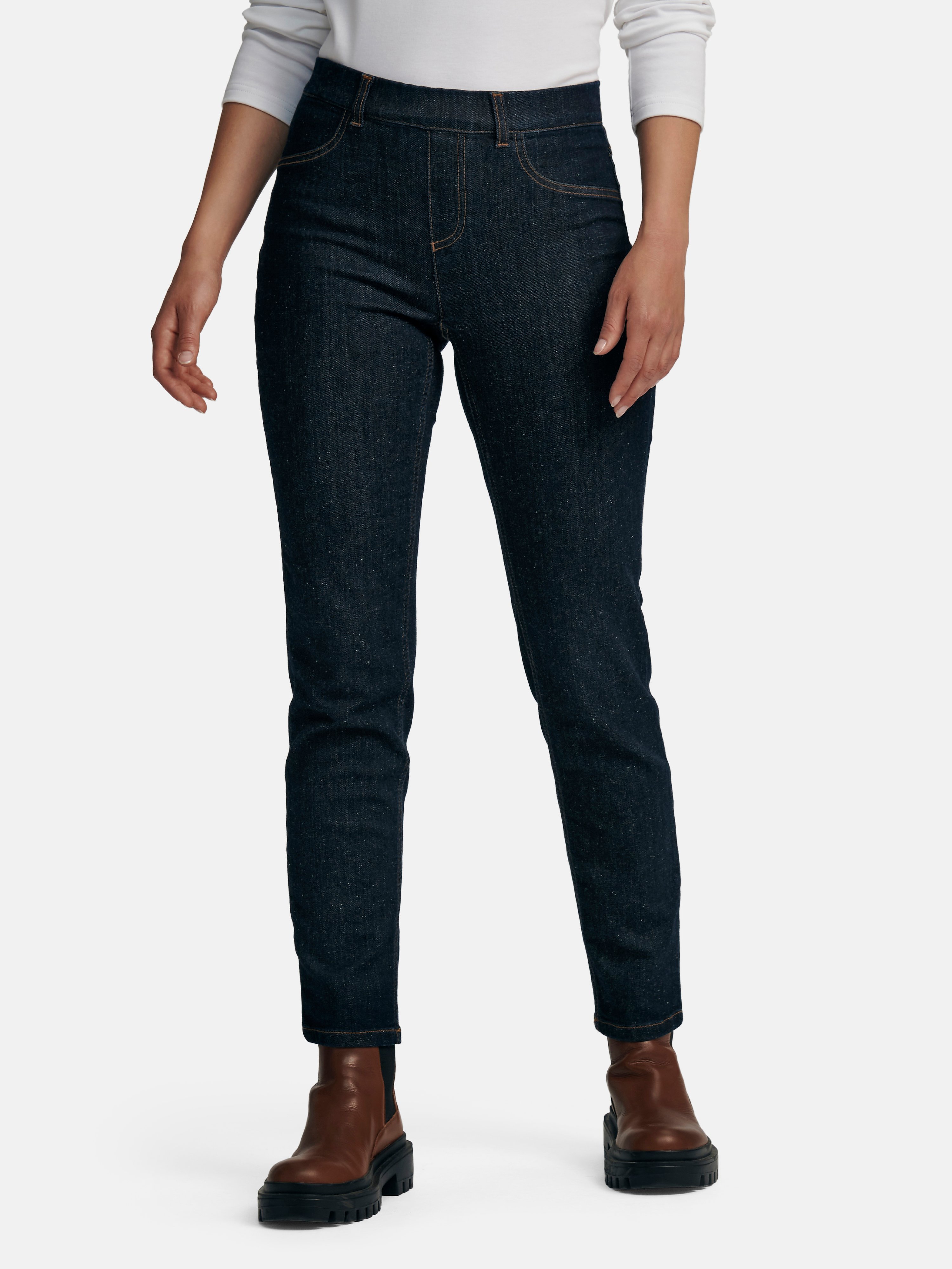 Schlupf-Jeans