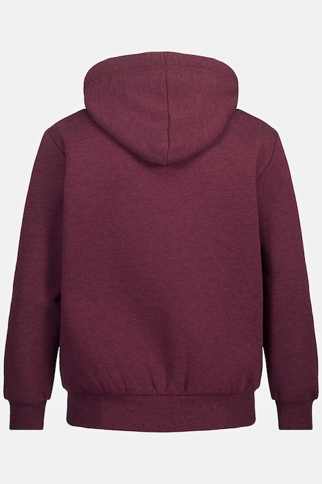 JP 1880 Hoodiejacke, Outdoor, Sweatjacke, Kapuze, Teddyfutter, Zipper, bis 8 XL