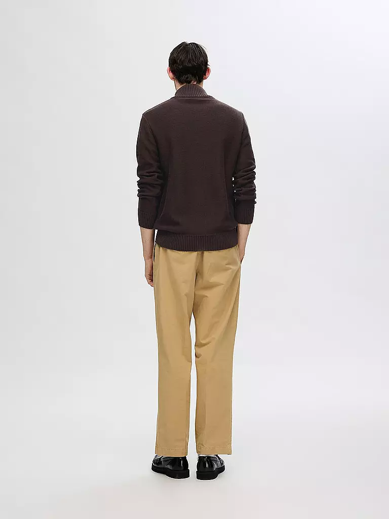 SELECTED Troyer Pullover SLHAXEL braun