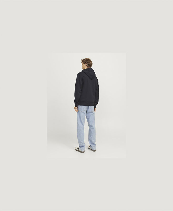 JJ-REBEL JREBANDREW SWEAT ZIP HOOD Sort