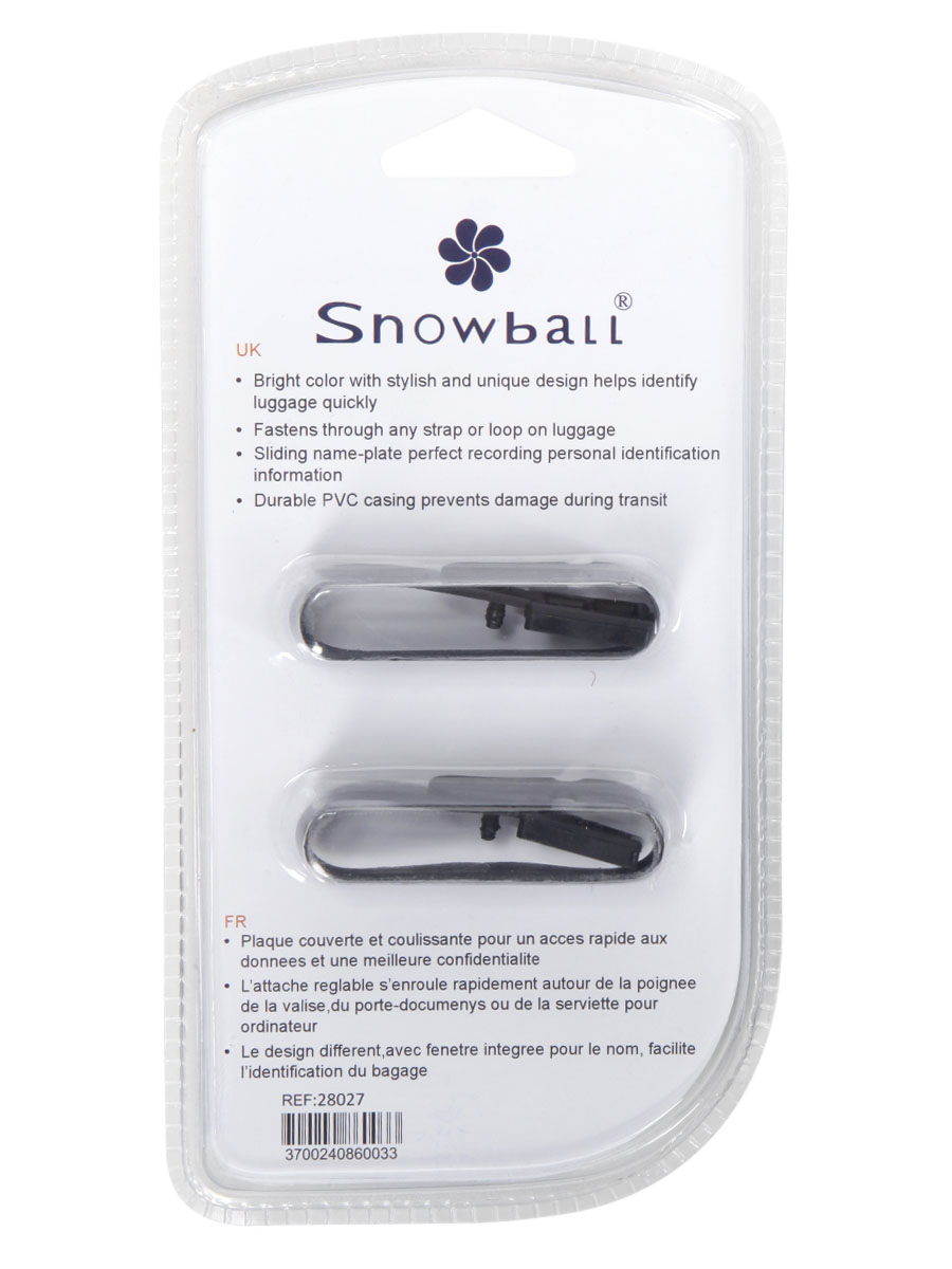 Set de 2 porte-adresses Snowball British