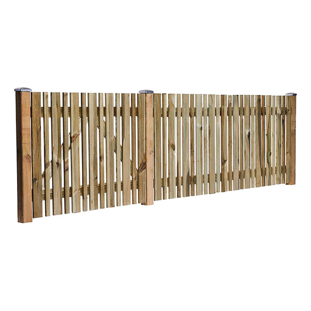 STAKETT NORDIC FENCE SENSE TRYKKIMPREGNERT 180X80 CM