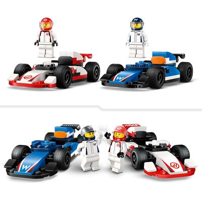 LEGO City 60464 F1 Williams Racing og Haas F1 racerbiler