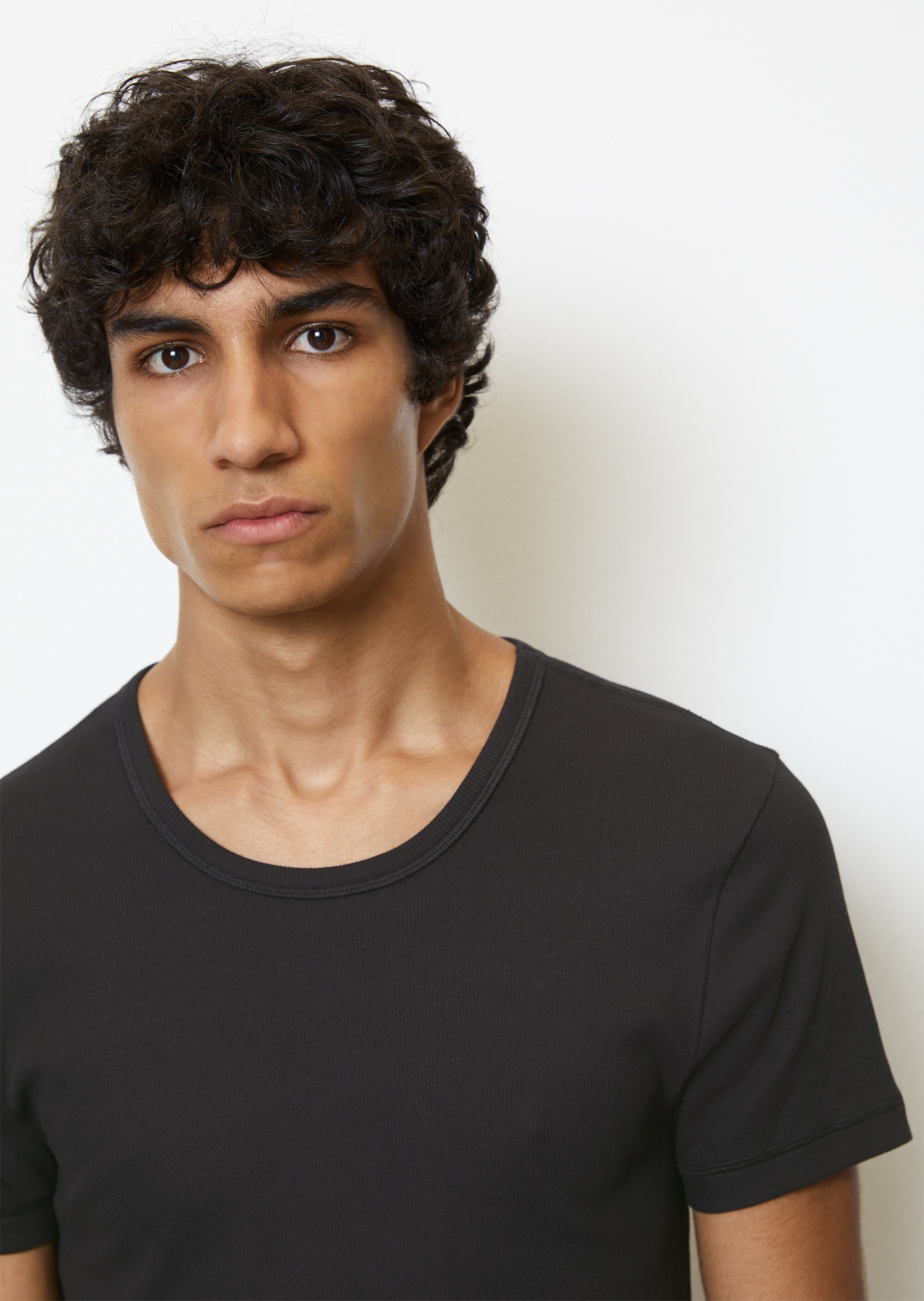 Feinripp-T-Shirt im 2er Pack