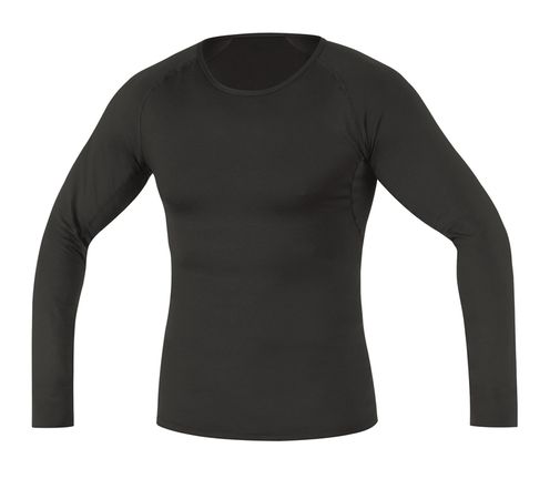 M BASE LAYER THERMO Herren-Langarmshirt  schwarz  M