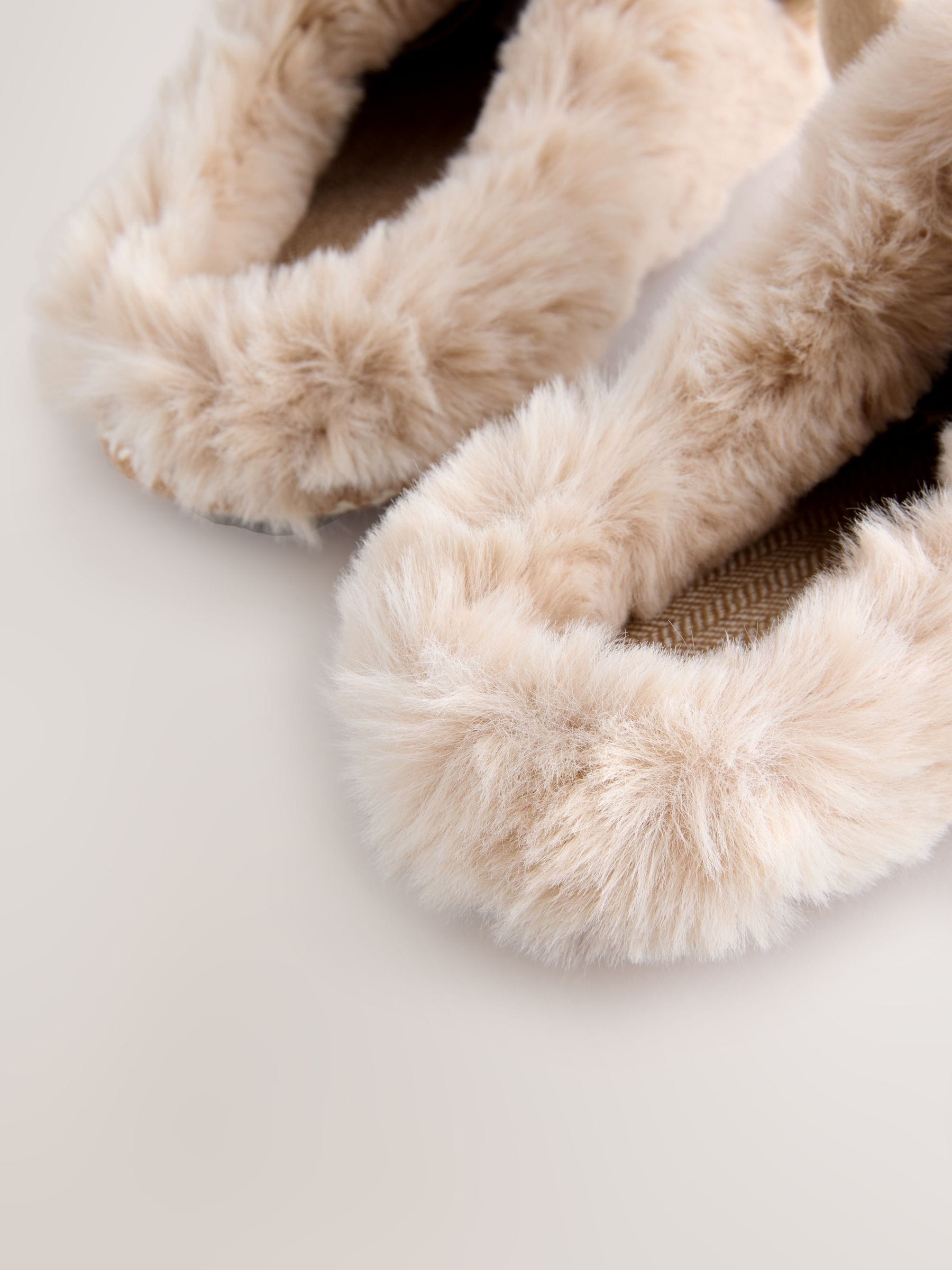 Neutral Hamish Cow 3D - Pantoffels met imitatiebont