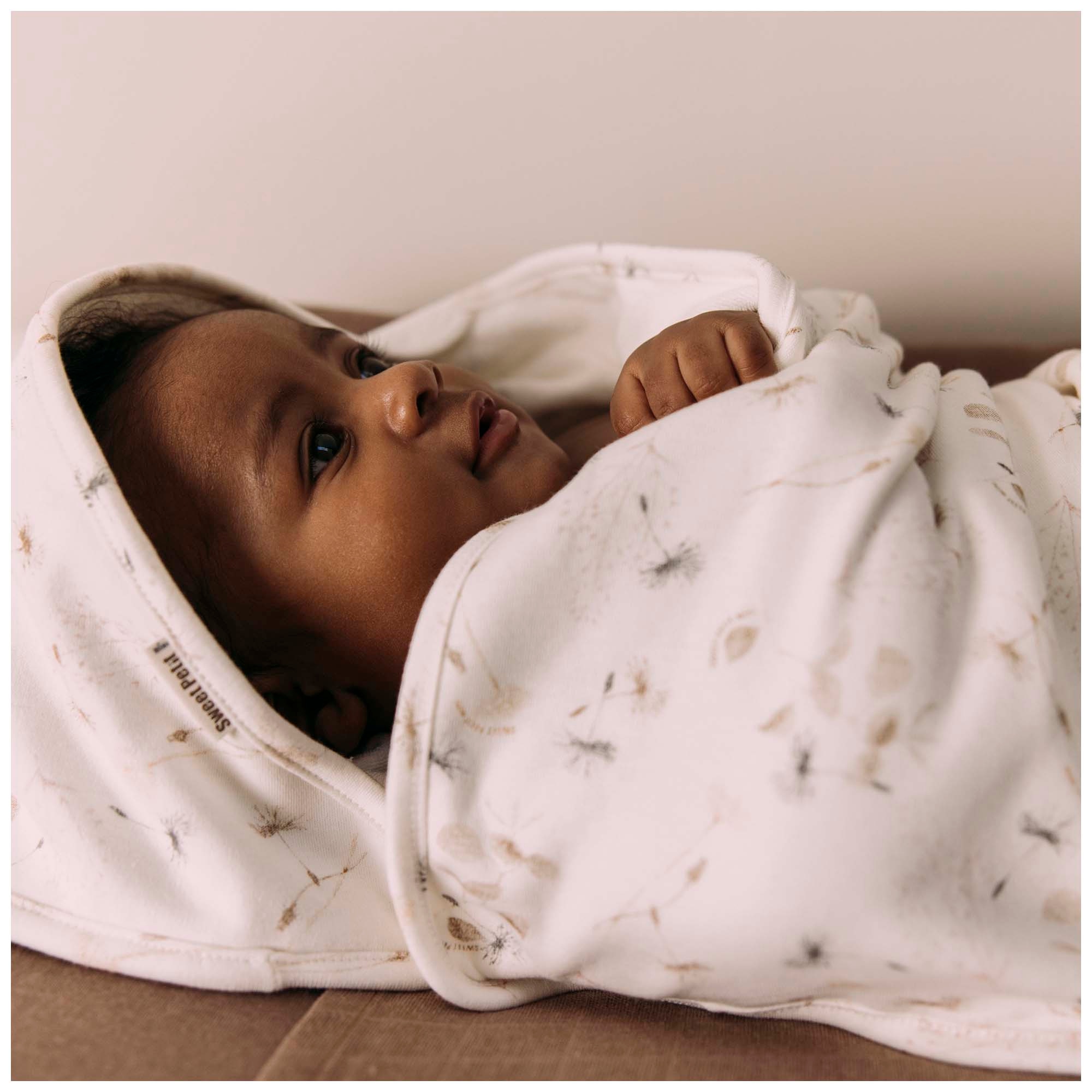 Sweet Petit Mini badcape wit