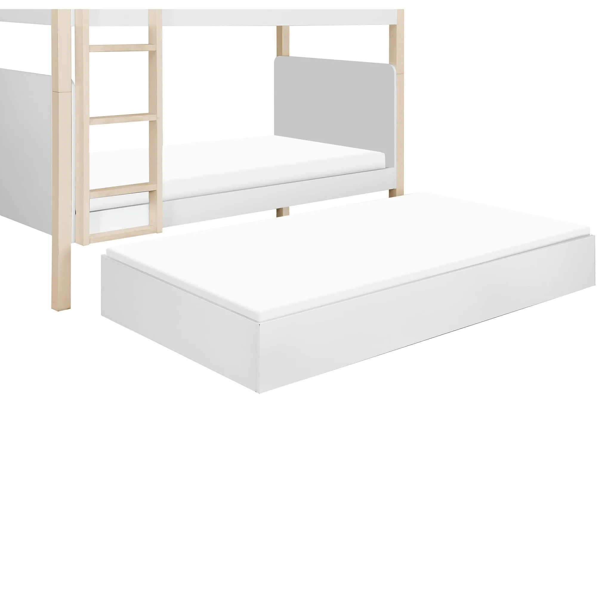 Babyletto Lit Superposé Tiptoe - Blanc  Naturel Lavé