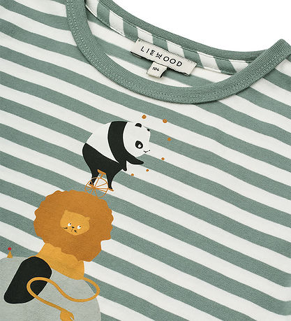 Liewood T-Shirt - Apia - Zirkus/Stripe Pfefferminze