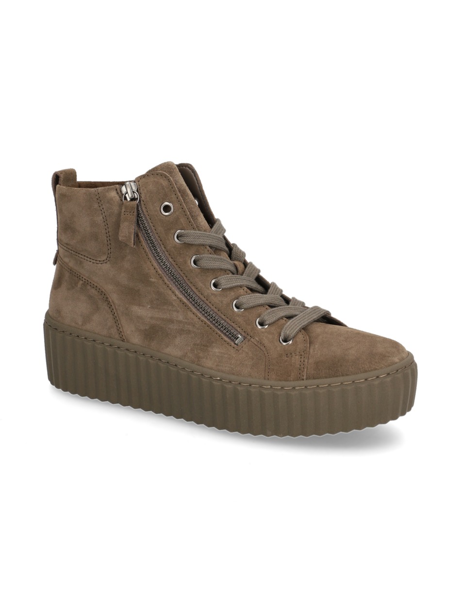 Veloursleder Sneaker Mid Cut