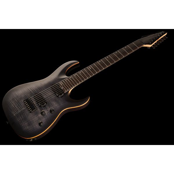 Harley Benton Amarok-7 BKNT Flame Bur Bundle
