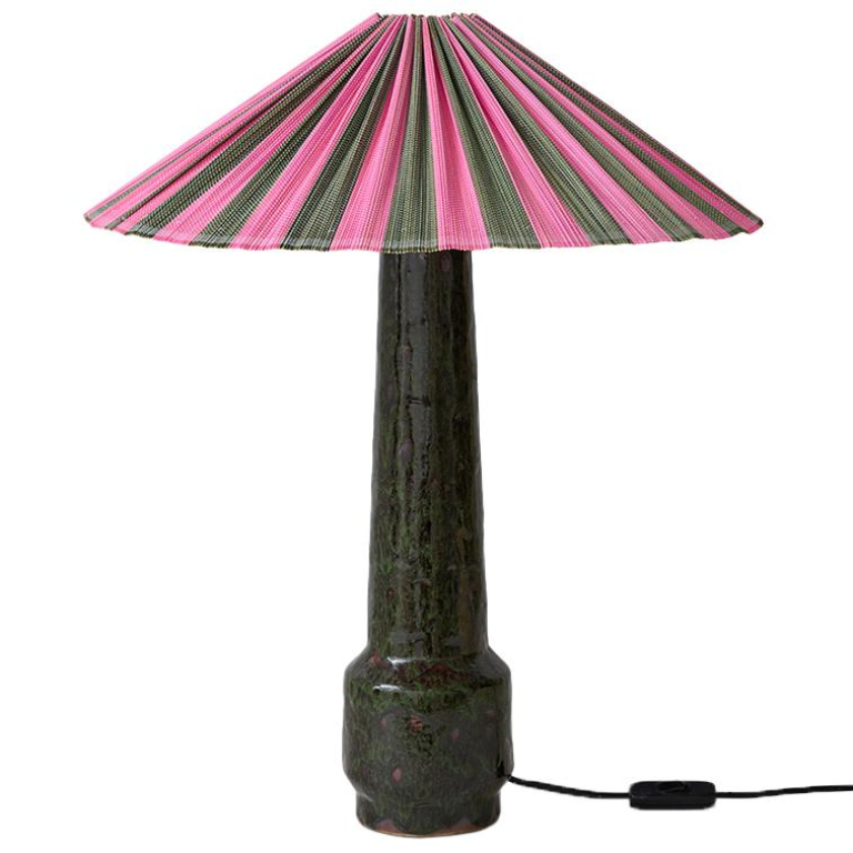 HKliving Plisse lampenkap Shade Camellia